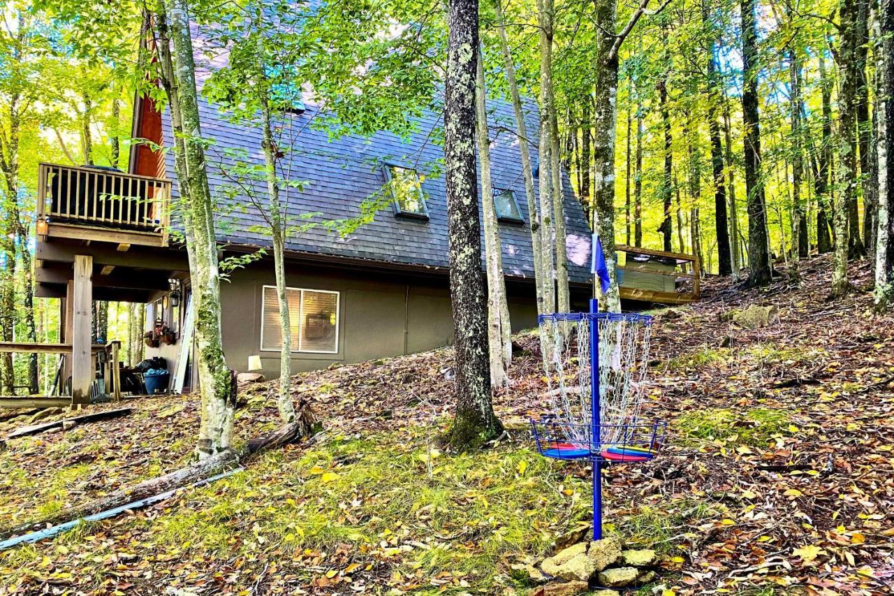 A-Frame Cabin With Hot Tub 1 Mi To Beech Mountain! エクステリア 写真